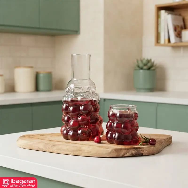 بطری شب لیوان دار برفی
