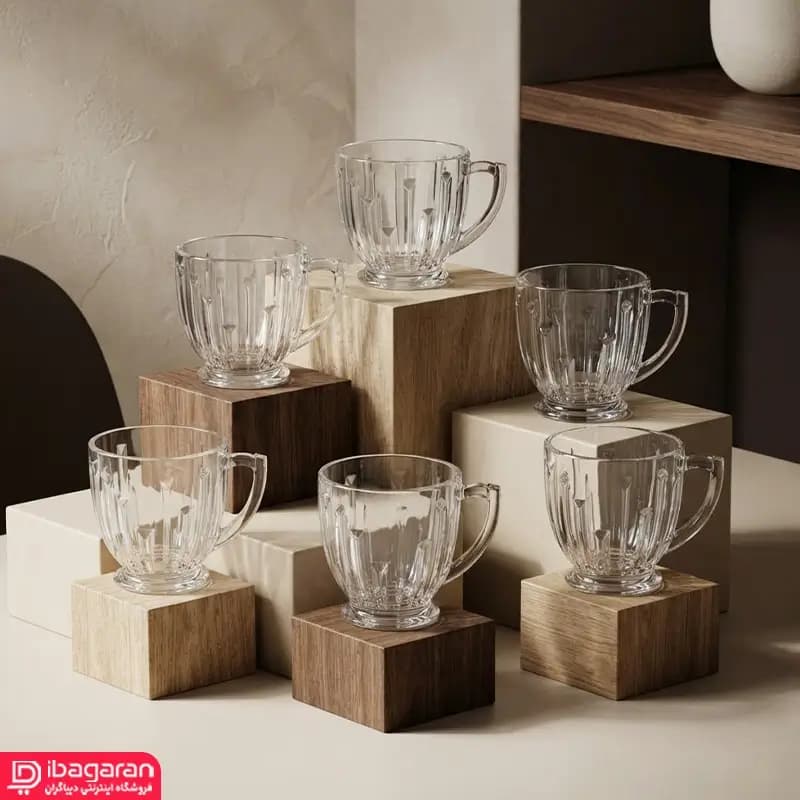فنجان 6 عددی پیرلس مدل پیانو sk700400 — تصویر ۷