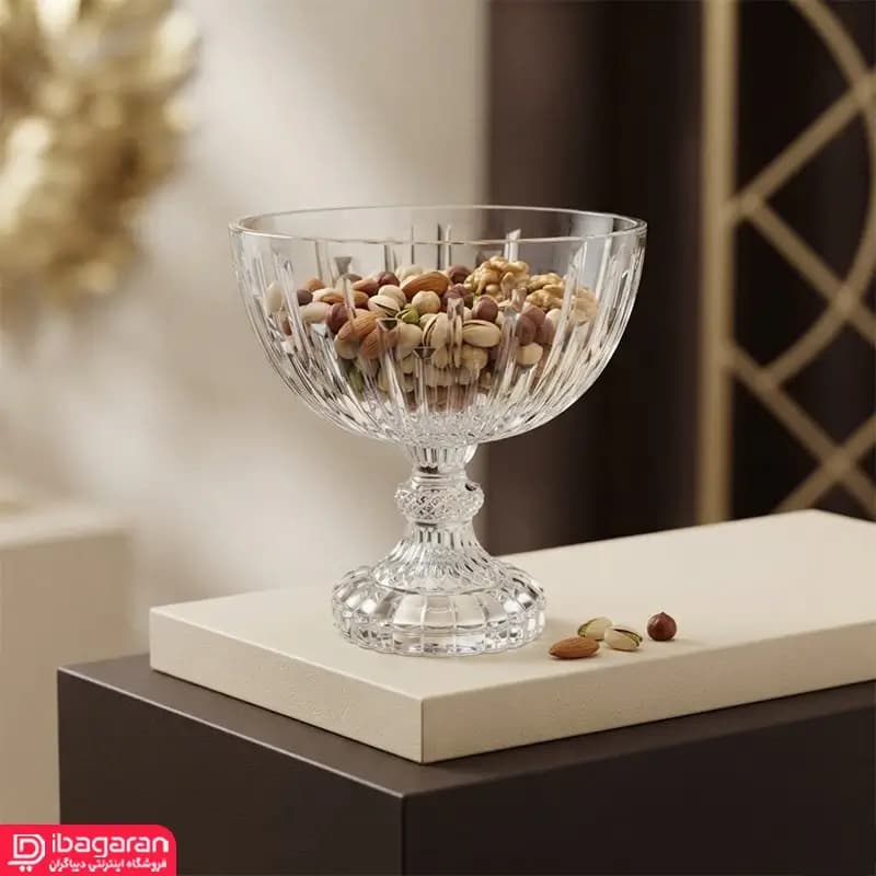 کاسه آجیل خوری پایه دار پیرلس مدل پیانو SK772200