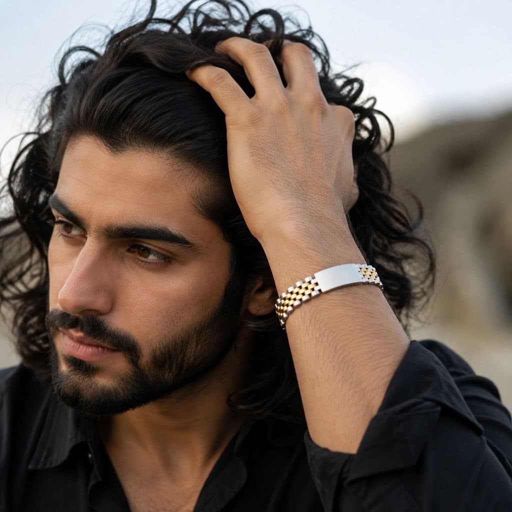 دستبند Rolex مدل Date Just-طلایی — تصویر ۱۰