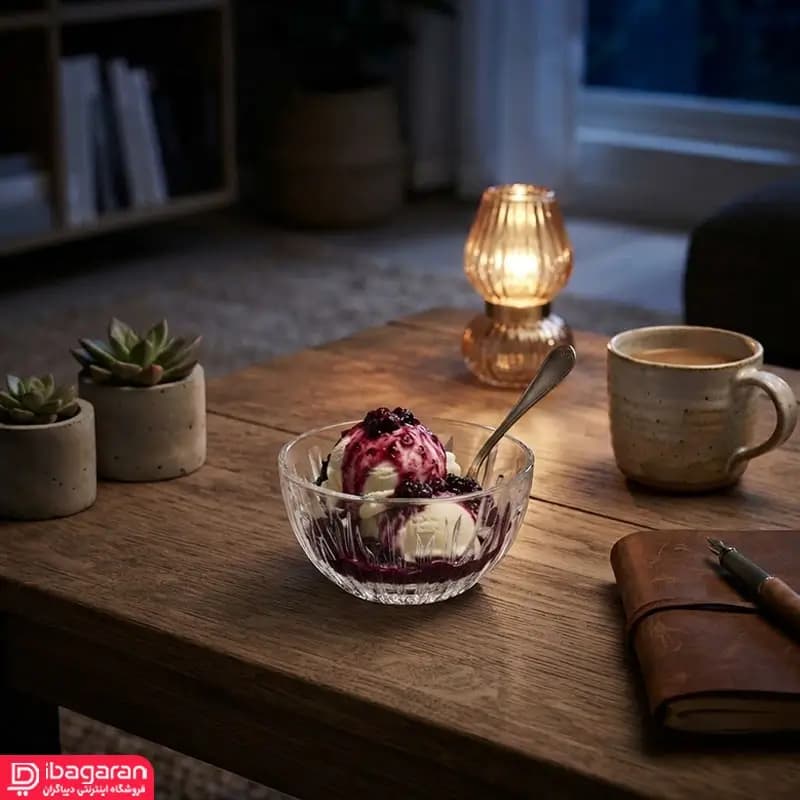 پیاله بلور 6 عددی پیرلس مدل پیانو sk22200 — تصویر ۷