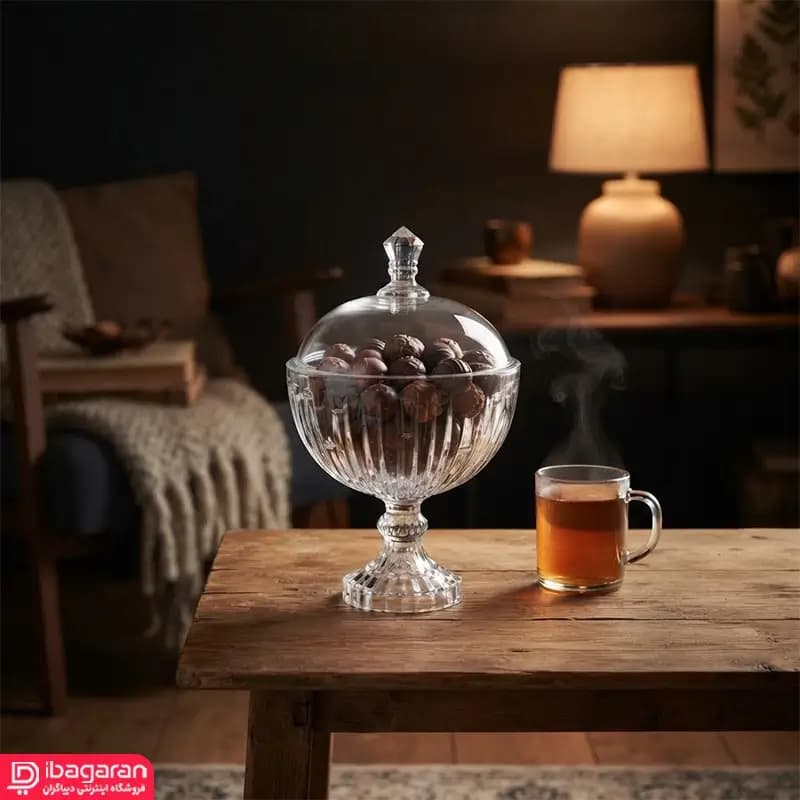 شکلات خوری بلور پیرلس مدل پیانو sk1100