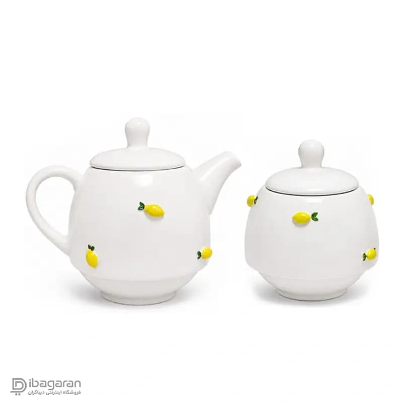 ست چای خوری سرامیکی 2 نفره طرح لیمو — تصویر ۵
