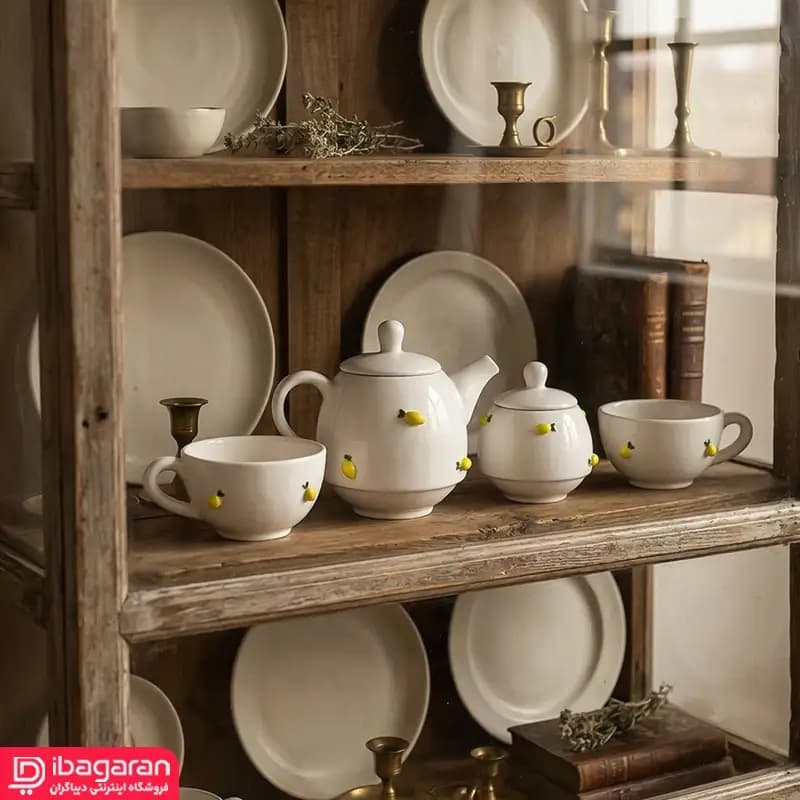 ست چای خوری سرامیکی 2 نفره طرح لیمو — تصویر ۸