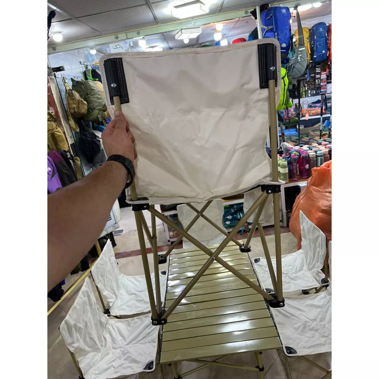 میز و صندلی تاشو کمپینگ و مسافرتی 4 نفره — تصویر ۸
