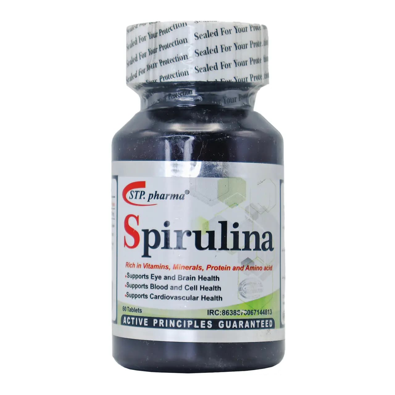 قرص اسپیرولینا اس تی پی فارما 60عددی
