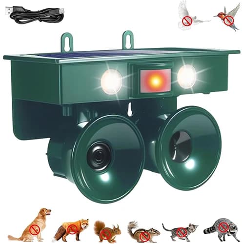 دستگاه دفع پرندگان و حیوانات خورشیدی Solar Outdoor Pest Repeller