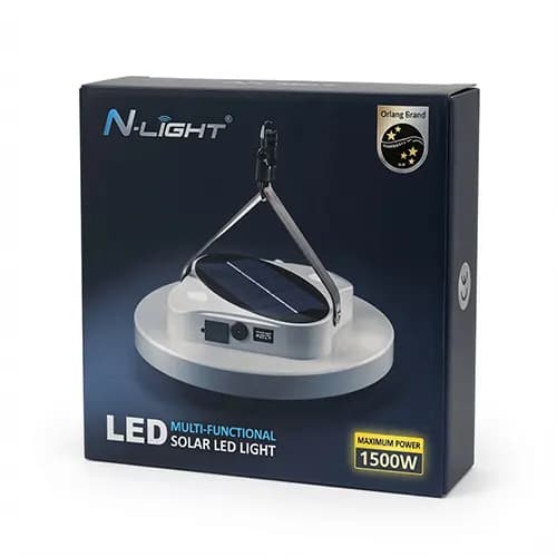 چراغ شارژی خورشیدی 1500 وات N-LIGHT مدل K300 — تصویر ۲
