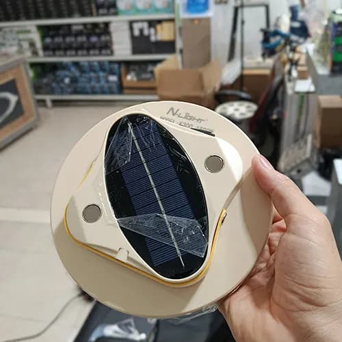 چراغ شارژی خورشیدی 1500 وات N-LIGHT مدل K300 — تصویر ۷