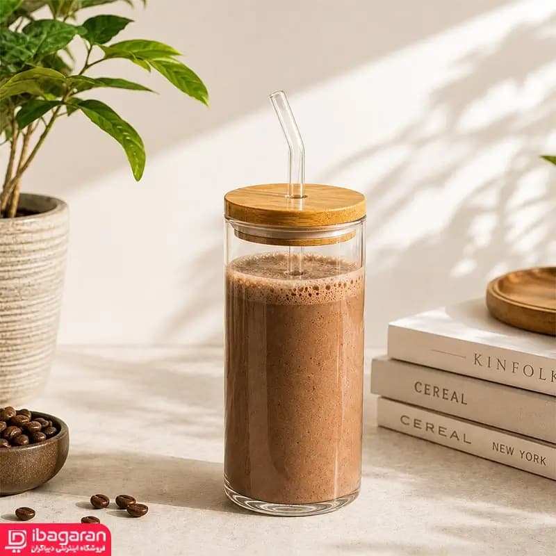لیوان اسموتی گرد کارولین مدل 301