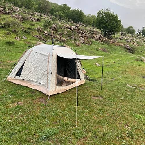 چادر کمپینگ اتوماتیک 6 نفره سایه‌بان دار tent — تصویر ۲