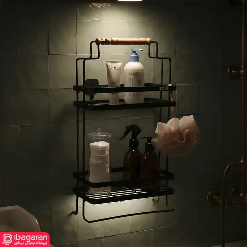 شلف حمام دو طبقه کارولین مدل 518 — تصویر ۶