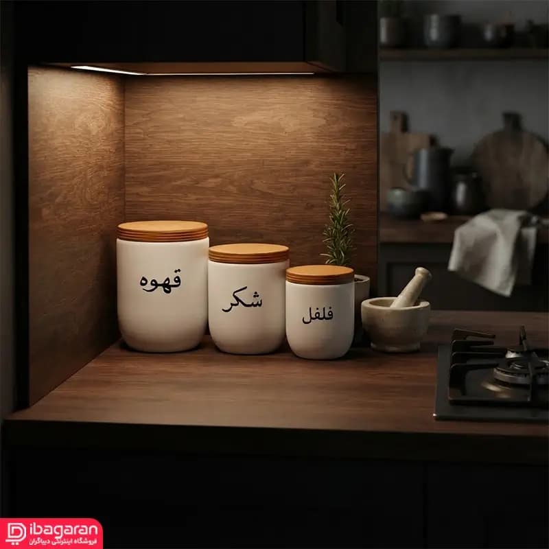 بانکه سرامیکی گرد کارولین مدل 202 — تصویر ۸