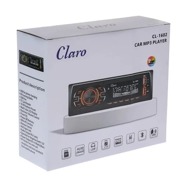 پخش کننده خودرو کلارو مدل CL-1602 اصلی — تصویر ۷