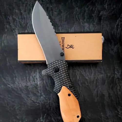 چاقوی جیبی کارتر دار برونینگ BROWNING مدل X50 — تصویر ۵