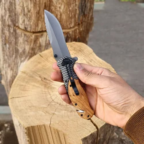 چاقوی جیبی کارتر دار برونینگ BROWNING مدل X50 — تصویر ۳