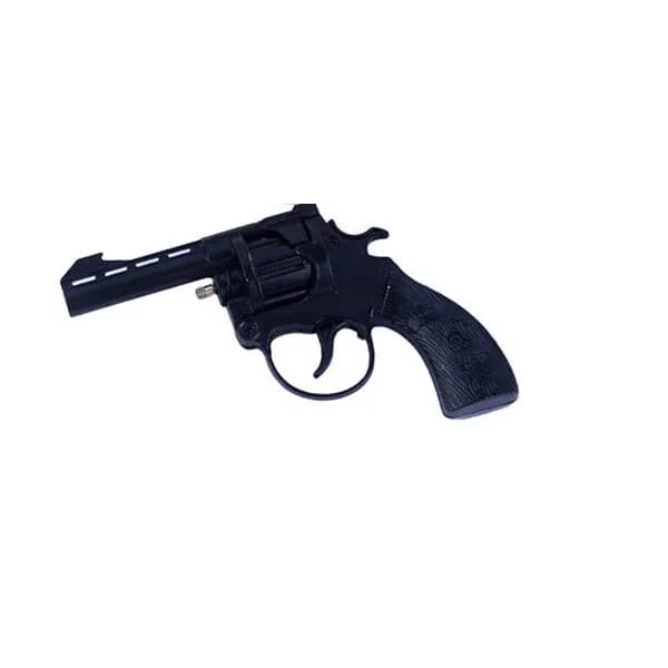 تفنگ هفت تیر فلزی اسباب بازی ترقه ای کد 6384 — تصویر ۶