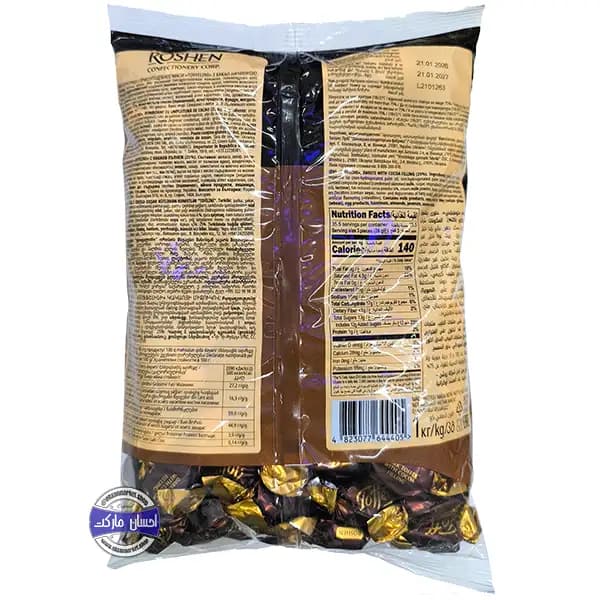 تافی تلخ روشن با مغز کاکائو یک کیلویی — تصویر ۲