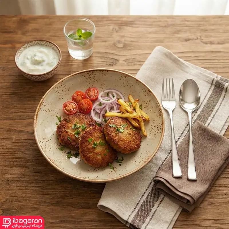 سرویس 12 پارچه قاشق و چنگال استیل ریور مدل 8348 — تصویر ۶