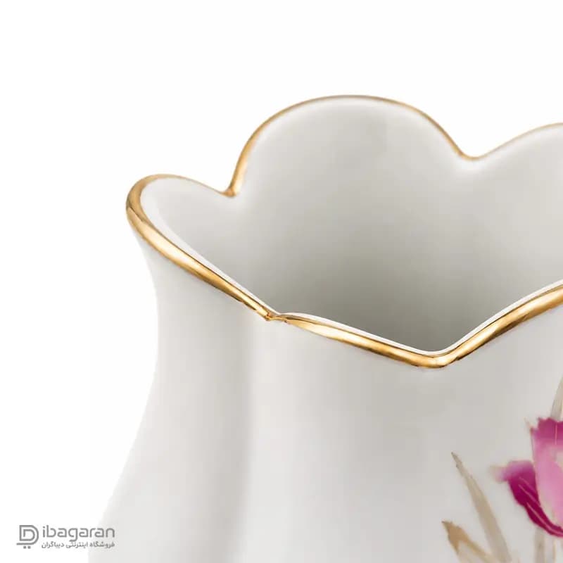 گلدان سرامیکی طرح لاله گل نیزار — تصویر ۵
