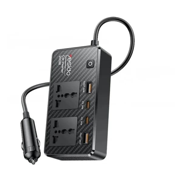 مبدل برق و اینورتر خودرو یسیدو مدل VC07 200W اصلی