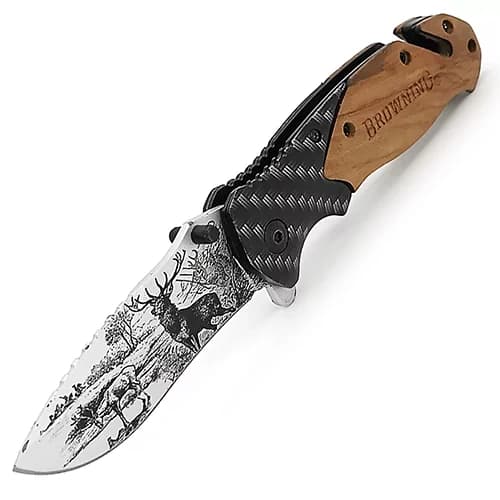 چاقوی کمپینگ برونینگ کارتر دار BROWNING مدل X50-3D — تصویر ۳