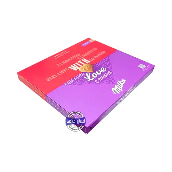 شکلات کادویی میلکا طرح قلب 110 گرمی — تصویر ۲