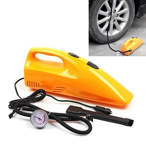 جارو و پمپ باد فندکی خودرو INFLATOR مدل 7020 — تصویر ۲