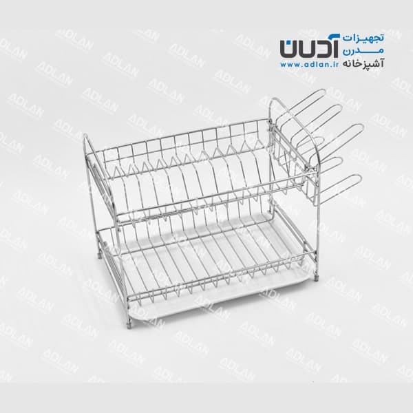 آبچکان رومیزی کوچک استیل با جاقاشقی و جالیوانی – مرسانا
