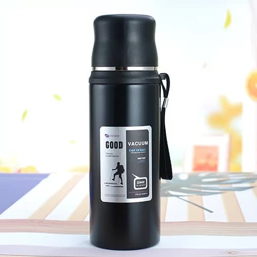 فلاسک استیل کوهنوردی GOOD ظرفیت 600 میلی لیتر مونتاین MOUNTAIN