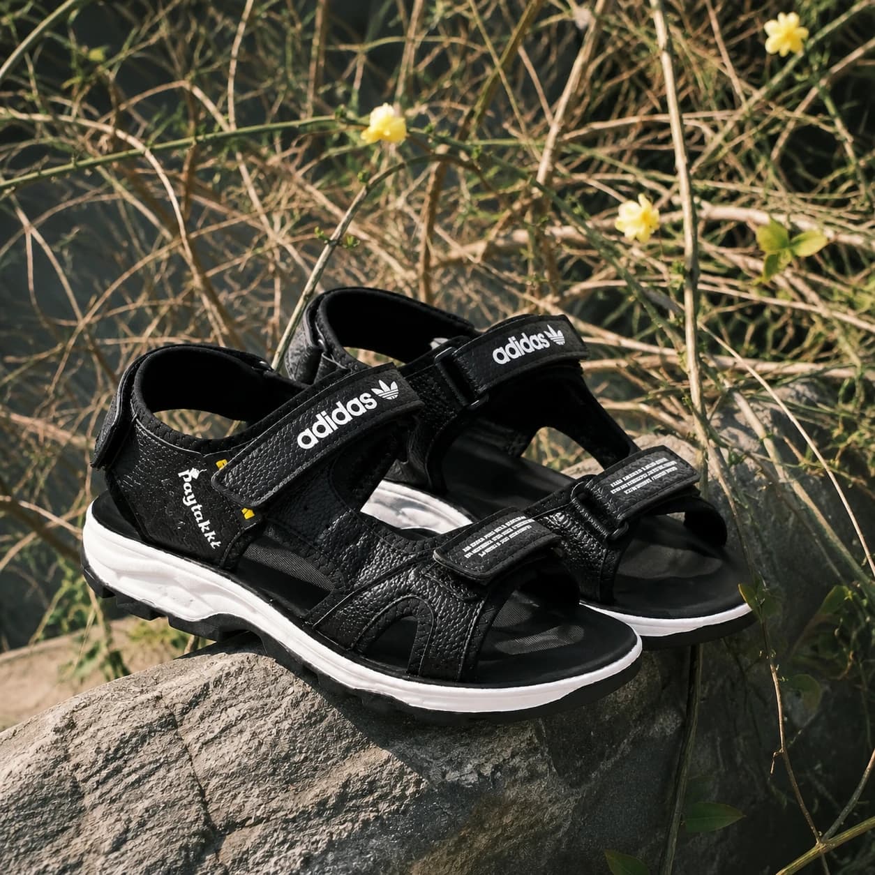 کفش صندل مردانه مدل Adidas-مشکی — تصویر ۶