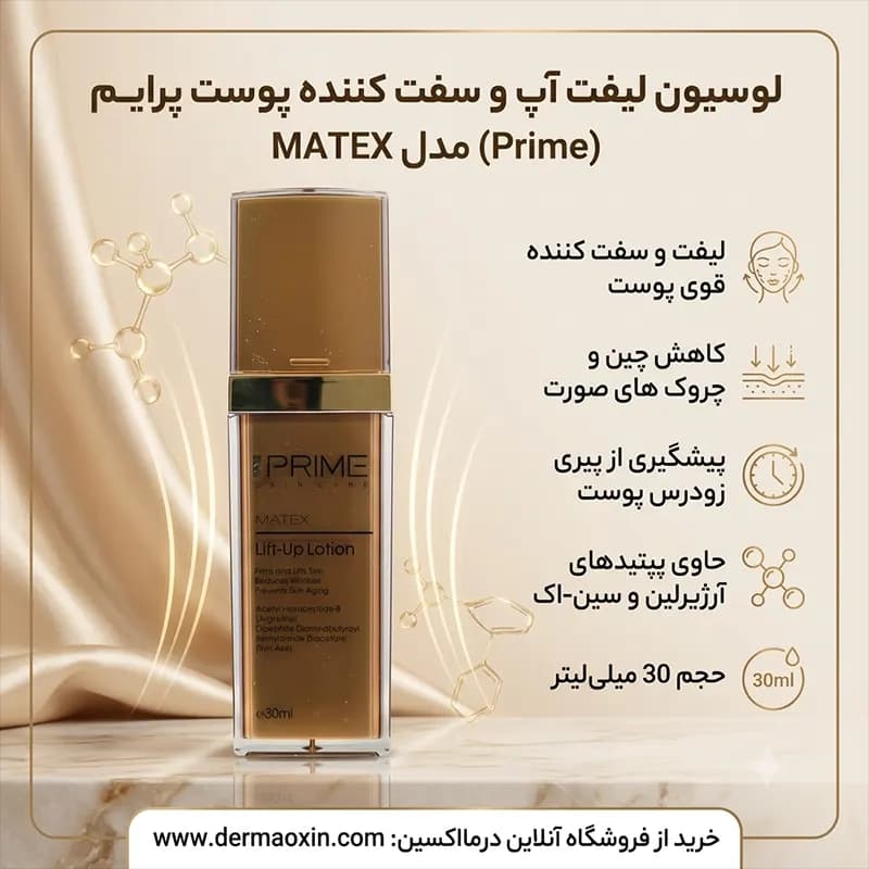 لوسیون سفت کننده پوست صورت پرایم — تصویر ۳