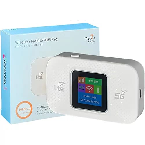 مودم جیبی سیم‌کارتی مانیتوردار 4G مدل MF680-E (رجیستر شده )