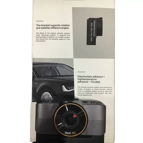 دوربین ثبت وقایع خودرو جلو و عقب 4K وای فای‌ دار مدل Dash Cam L33 DVR — تصویر ۵
