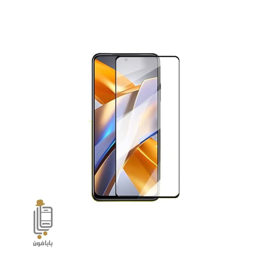 گلس فول چسب Xiaomi Poco M7 — تصویر ۳