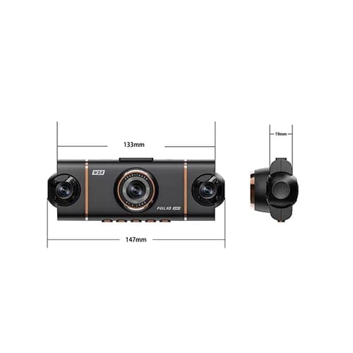 دوربین ثبت وقایع 4 لنزه وای فای دار WiFi بلک باکس مدل Vehicle Blackbox DVR — تصویر ۳