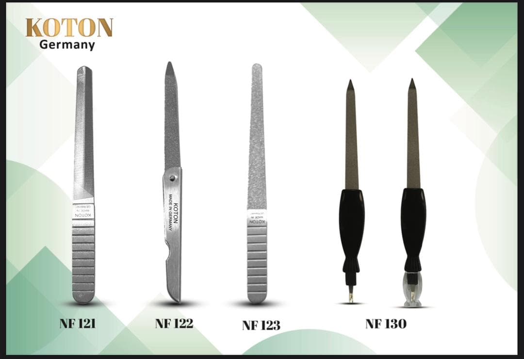 سوهان ناخن برند کوتون فلزی کد 123