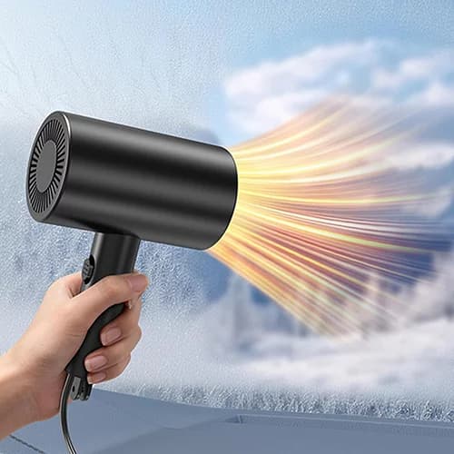 فن و بخاری فندکی خودرو 12 ولت 150 وات مدل GB-8008 — تصویر ۳