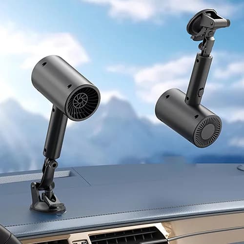 فن و بخاری فندکی خودرو 12 ولت 150 وات مدل GB-8008 — تصویر ۲