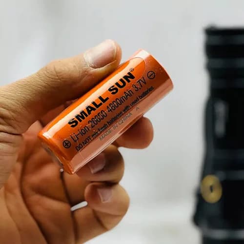 چراغ قوه پلیسی دو رنگ اسمال سان Small Sun ZY-A58 — تصویر ۷