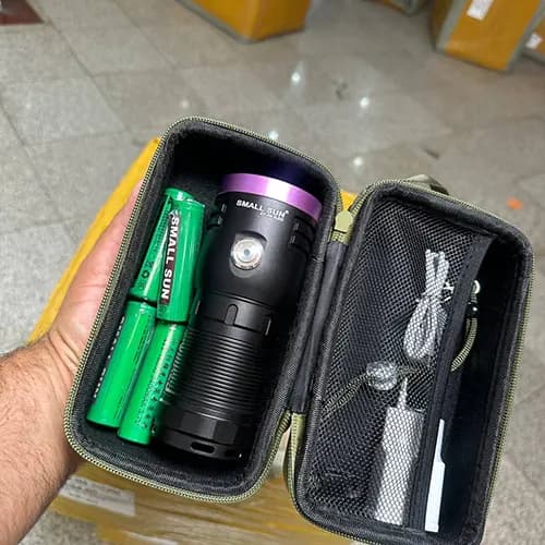 چراغ قوه یووی اسمال سان مدل ZY-H4 3LED UV — تصویر ۳
