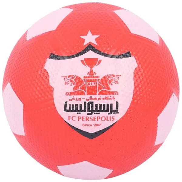 توپ فوتبال بتا آسفالتی مدل پرسپولیس سایز ۴
