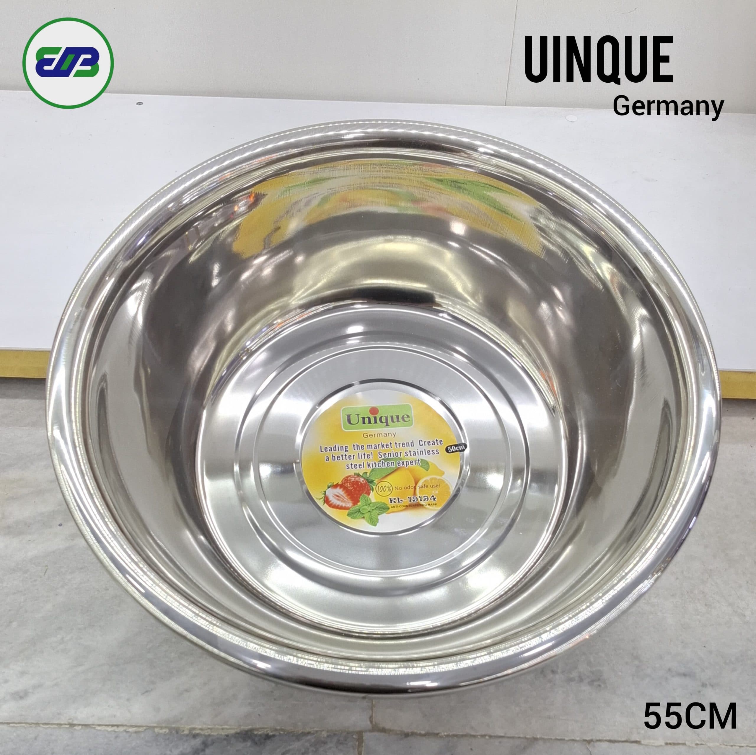 لگن استیل یونیک آلمان سایز 55 سانت | Unique Germany 55CM
