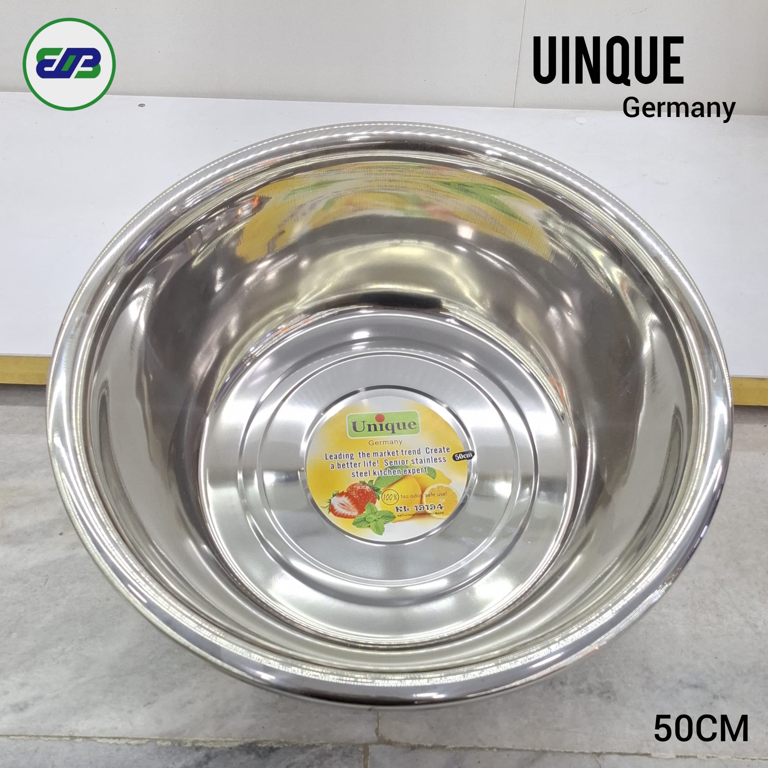 لگن استیل یونیک آلمان سایز 50 سانت | Unique Germany 50CM