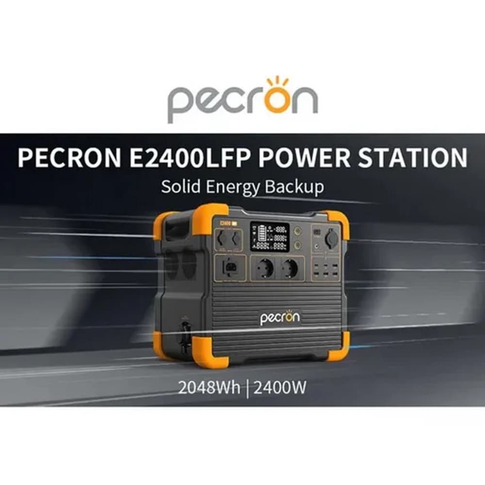 پاور استیشن 40000 میلی آمپر پکرون 2400 وات مدل Pecron E2400 LFP با گارانتی 18 ماهه شرکتی — تصویر ۳