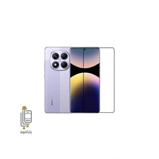 گلس فول چسب Xiaomi Redmi Note 14 pro 4g