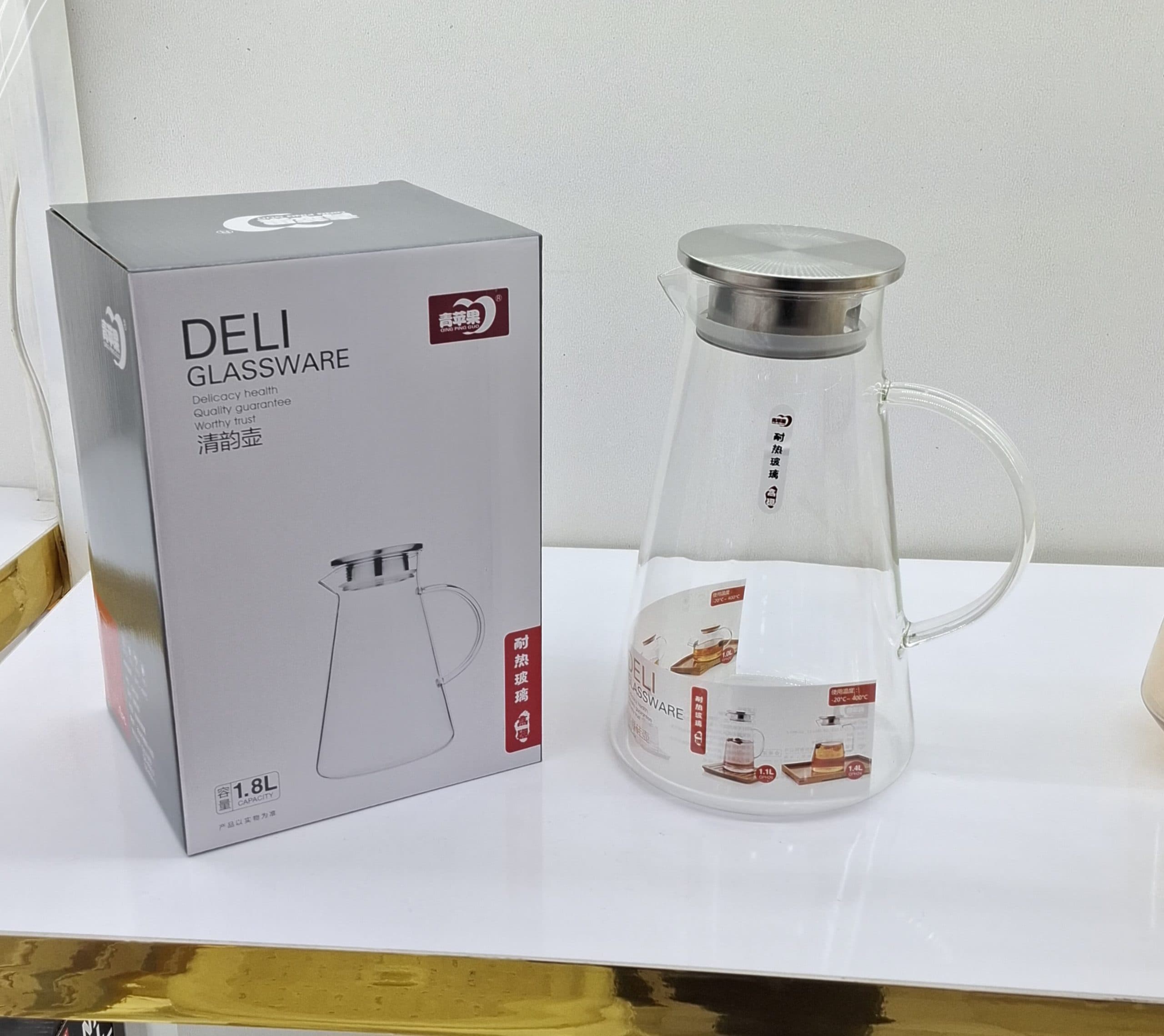 پارچ تک پیرکس 1/8 لیتری دلی اصل مدل | DELI GPH28