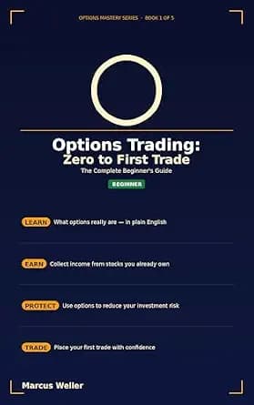 و دانلود نسخه کامل کتاب زبان اصلی Options Trading: Zero to First Trade: The Complete Beginner’s Guide to Stock Options — Understand the Market, Generate Income, and Make Your First Trade &#
