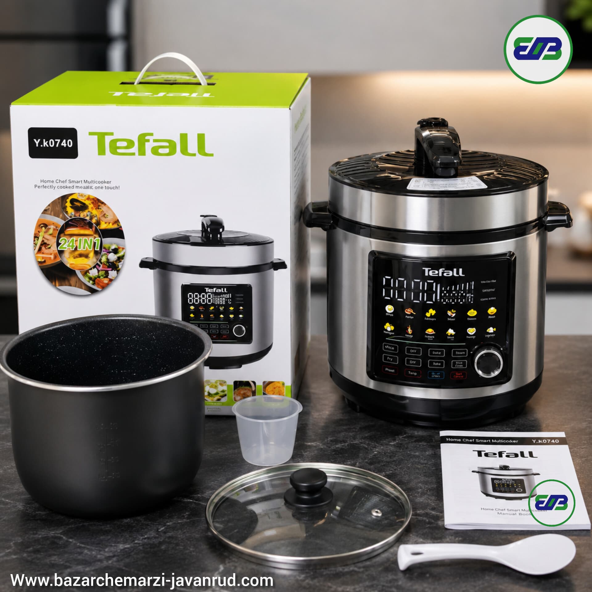 زودپز برقی 6 لیتر تفال کاسه گرانیت مدل | TEFALL Y.K0740 6L