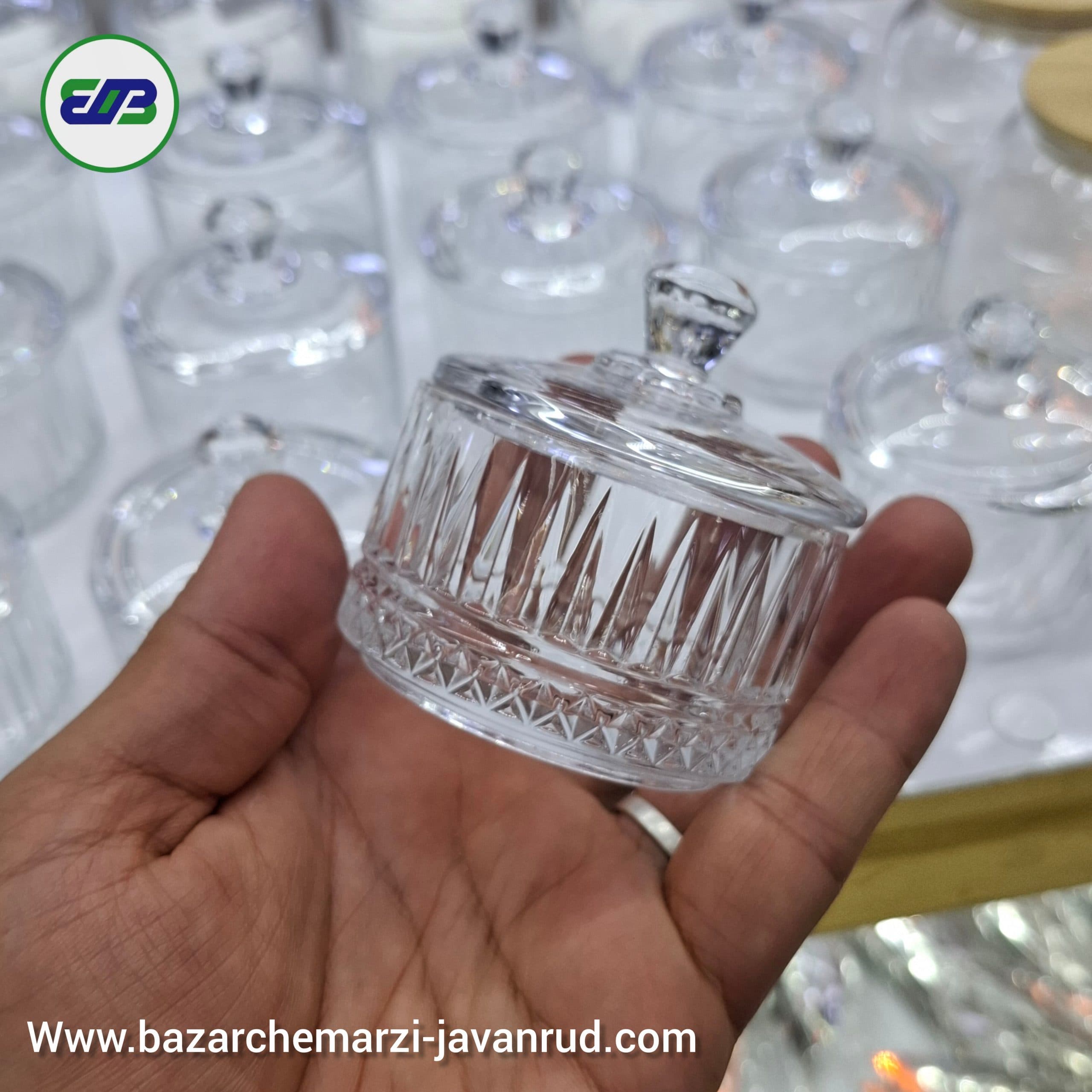 قندان نقلی کوچک دلی خارجی اصل مدل الیسا | DELI — تصویر ۲